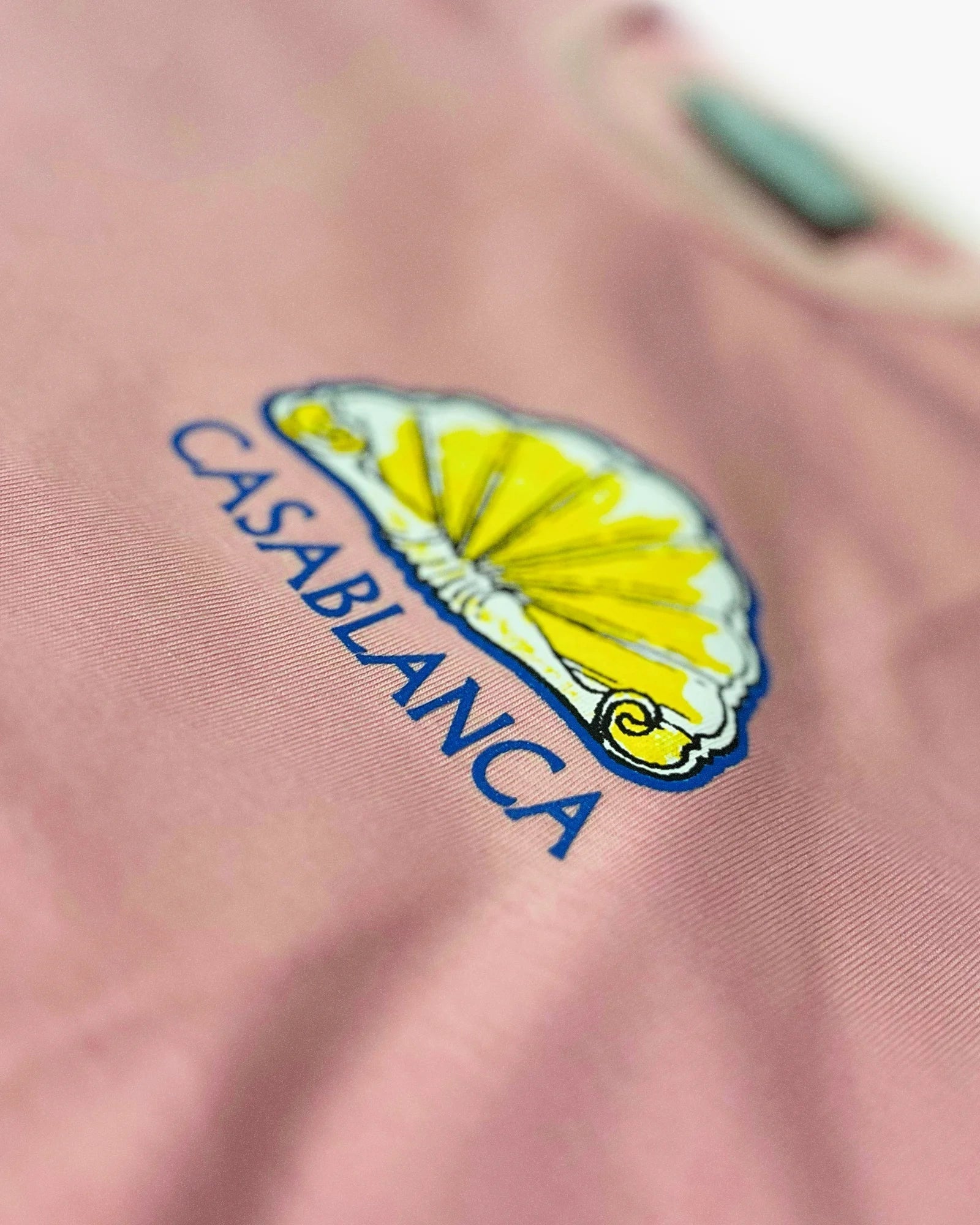 Casablanca - Conch Print T-Shirt - Pink