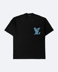 Louis Vuitton - Multi Logo Graphic T-Shirt - Black