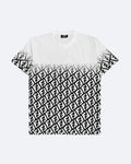 Fendi - FF Pattern Fade T-Shirt - White