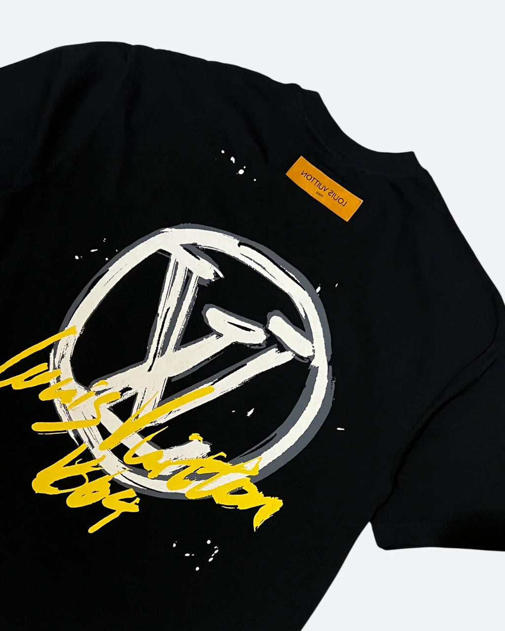 Louis Vuitton - LV Circle Graffiti Logo T-Shirt - Black