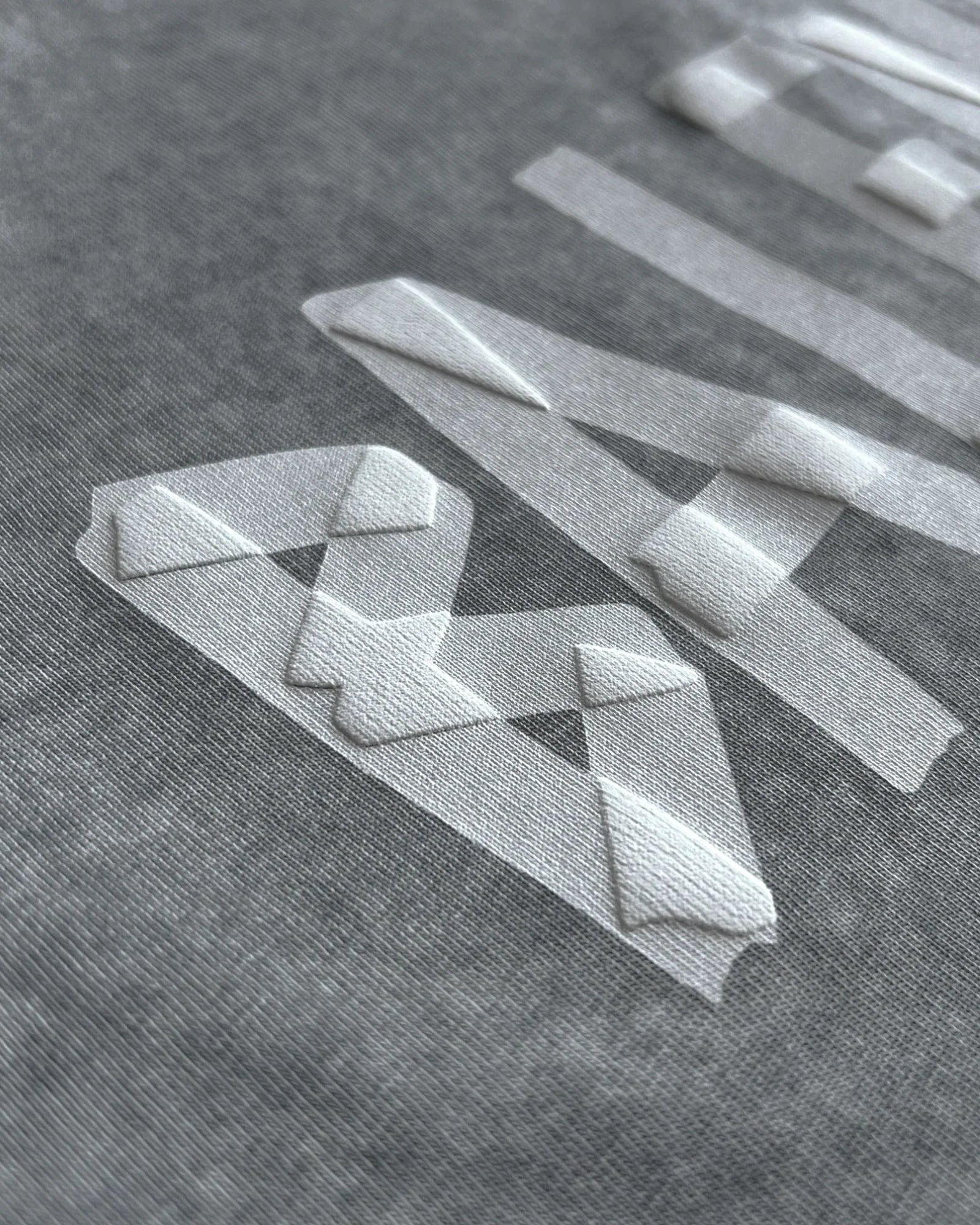 Balenciaga - White Tape T-Shirt - Gray