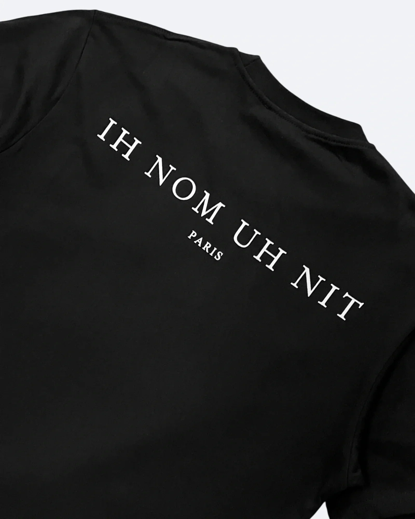 IH NOM UH NIT - Leopard Mask T-shirt - Black