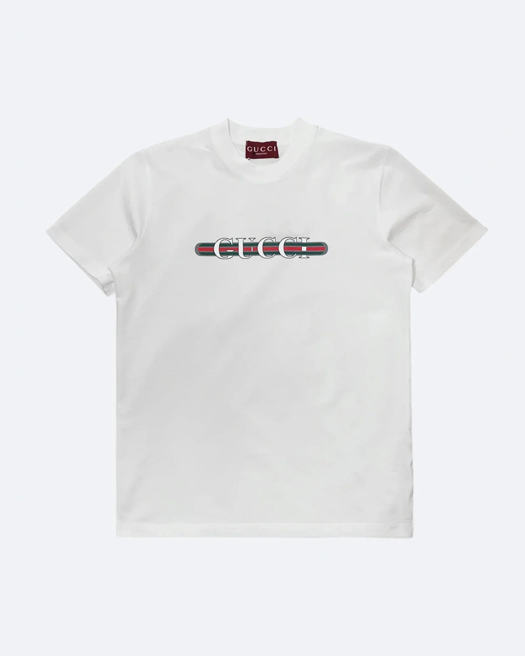 GC - Stripe Logo T-Shirt - White