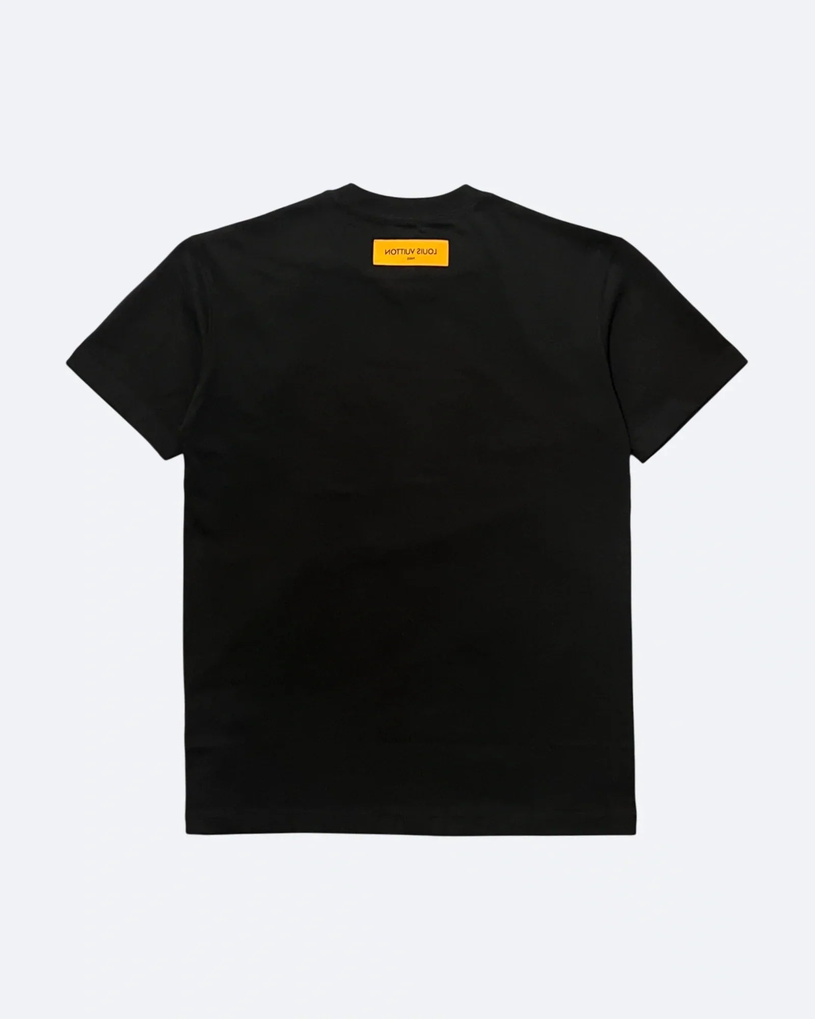 LVTN - Silver Tape Monogram T-Shirt - Black