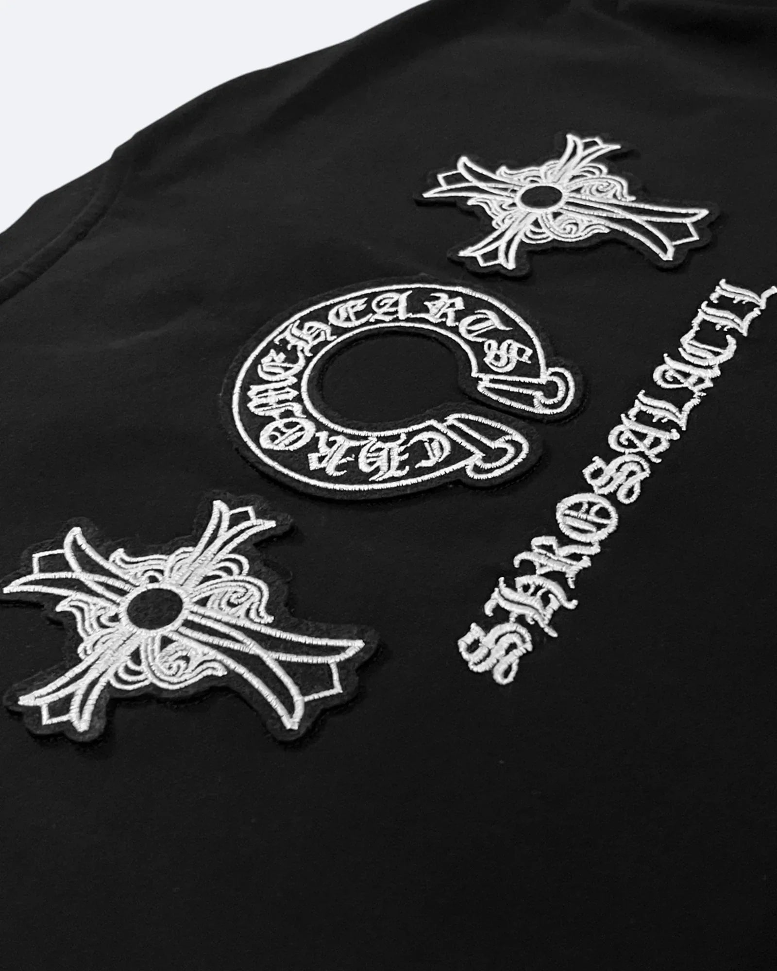 Chrome Hearts - Embroidery Triple Logo - Black