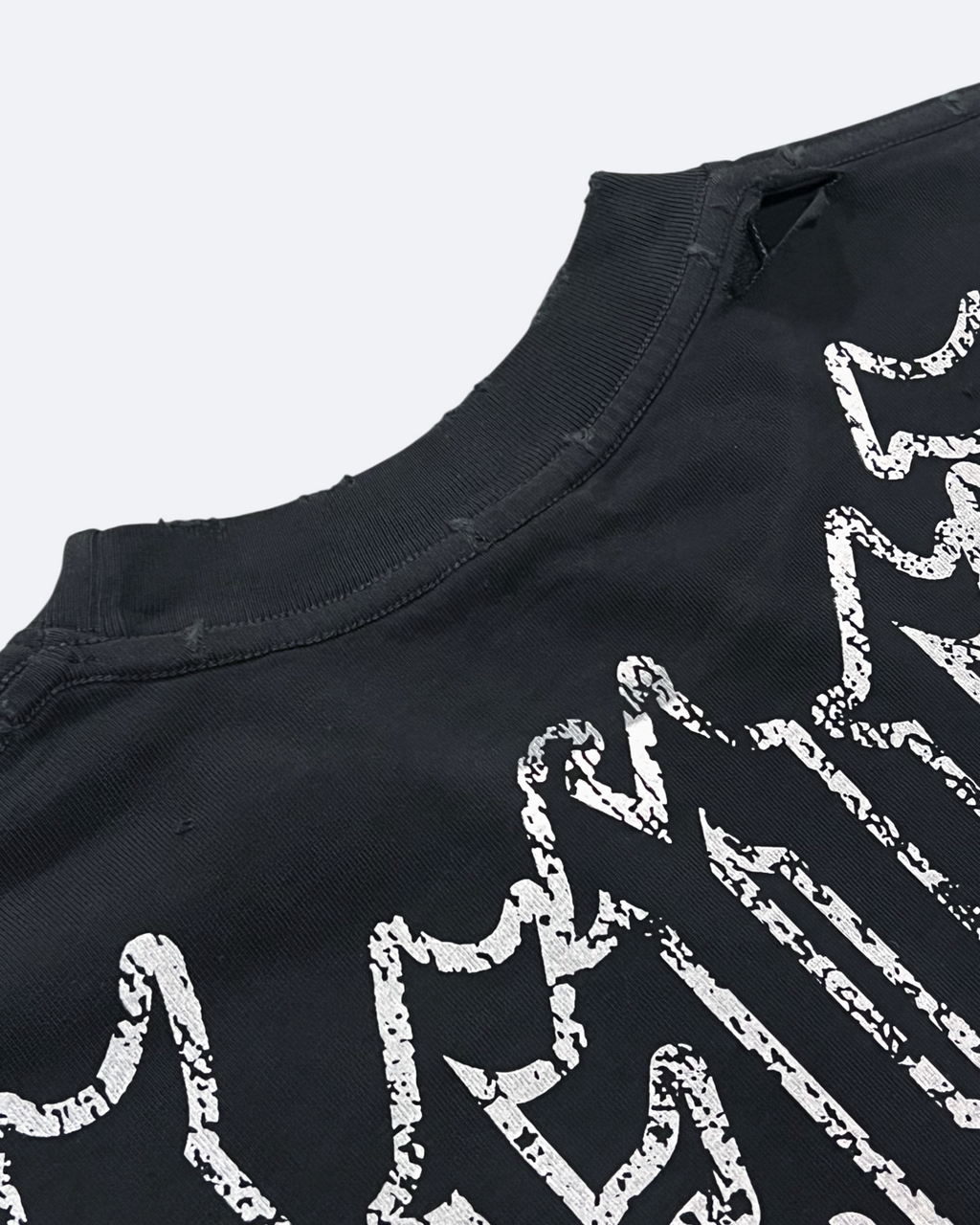 Balenciaga - Metal Back Logo T-Shirt - Washed Black