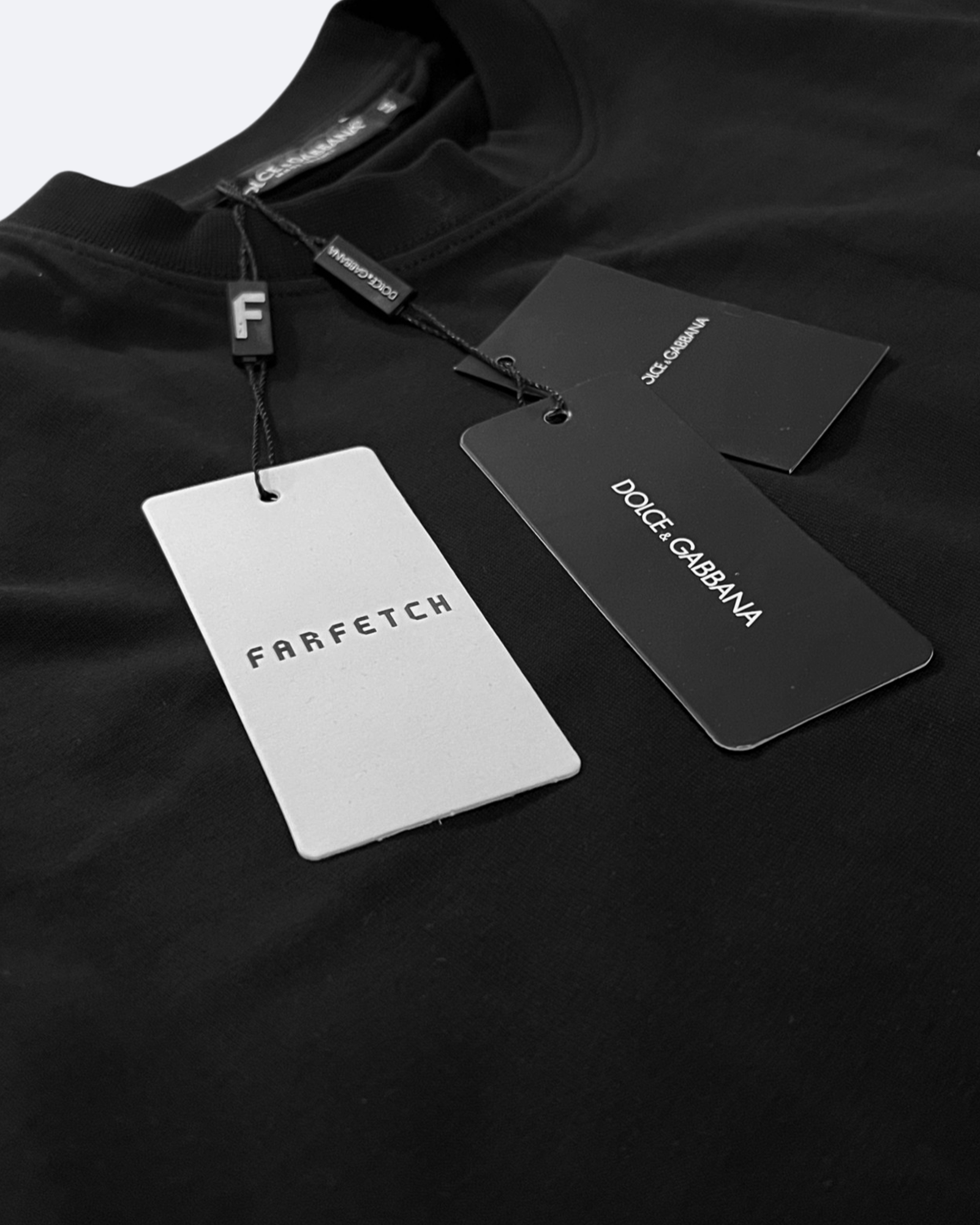 Dolce & Gabbana - Stamp Logo Embroidery T-Shirt - Black