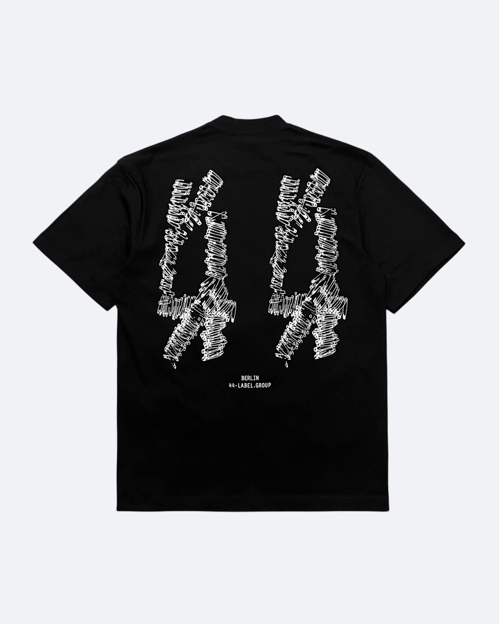 44 Label Group - Safety Pin Logo T-Shirt - Black