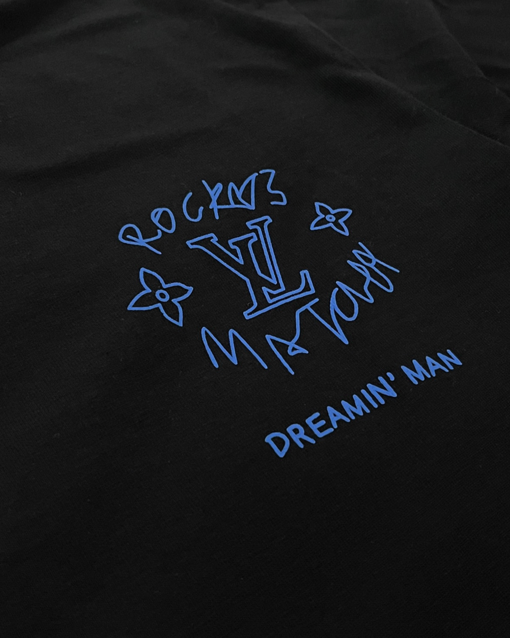 LVTN - Dreamin' Man Logo T-Shirt - Black