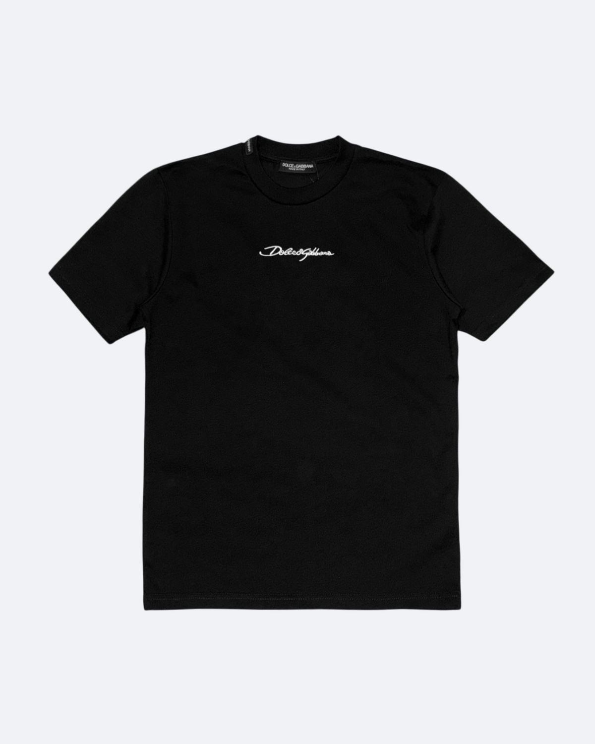Dolce & Gabbana - Signature Embroidery T-Shirt - Black