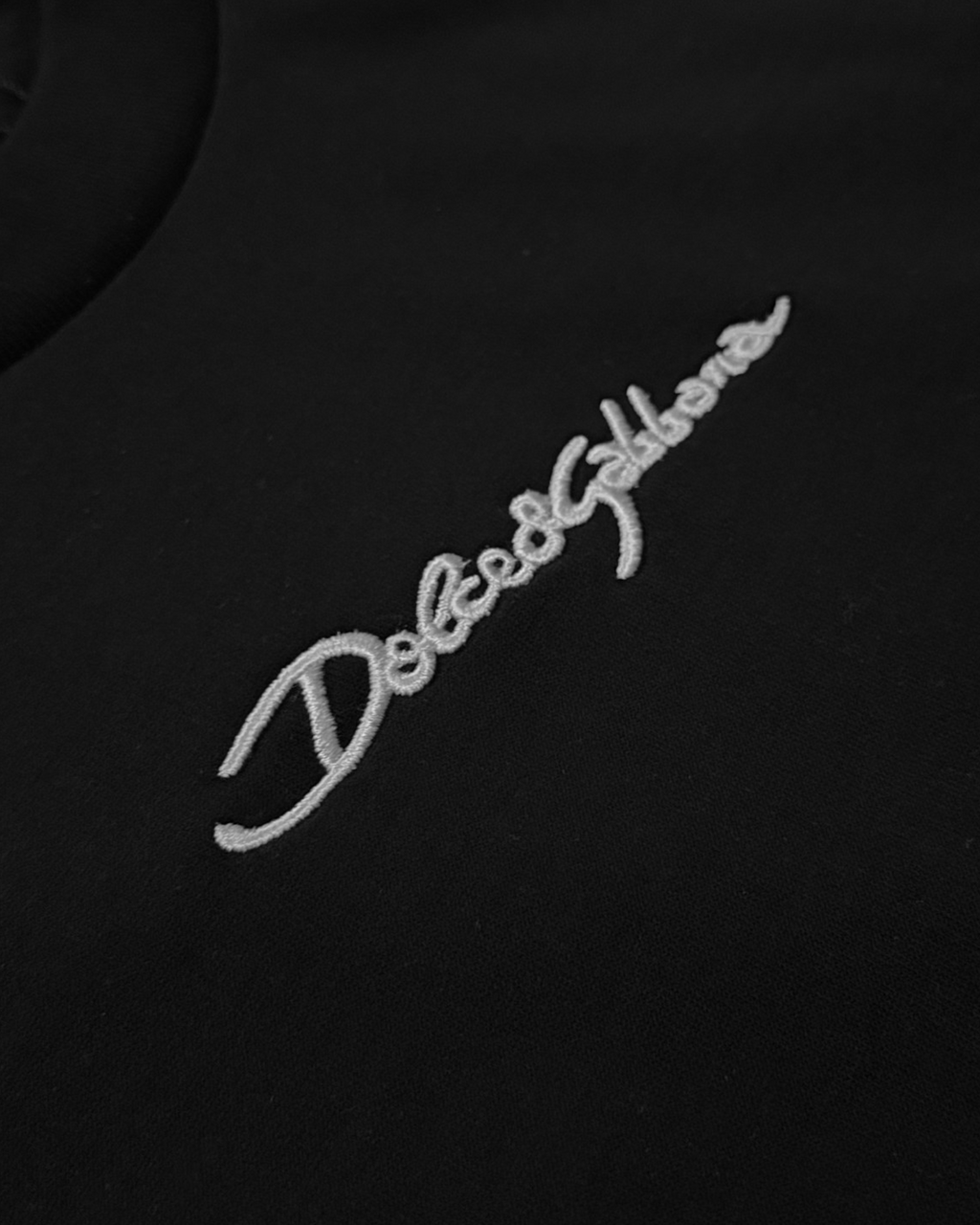 Dolce & Gabbana - Signature Embroidery T-Shirt - Black