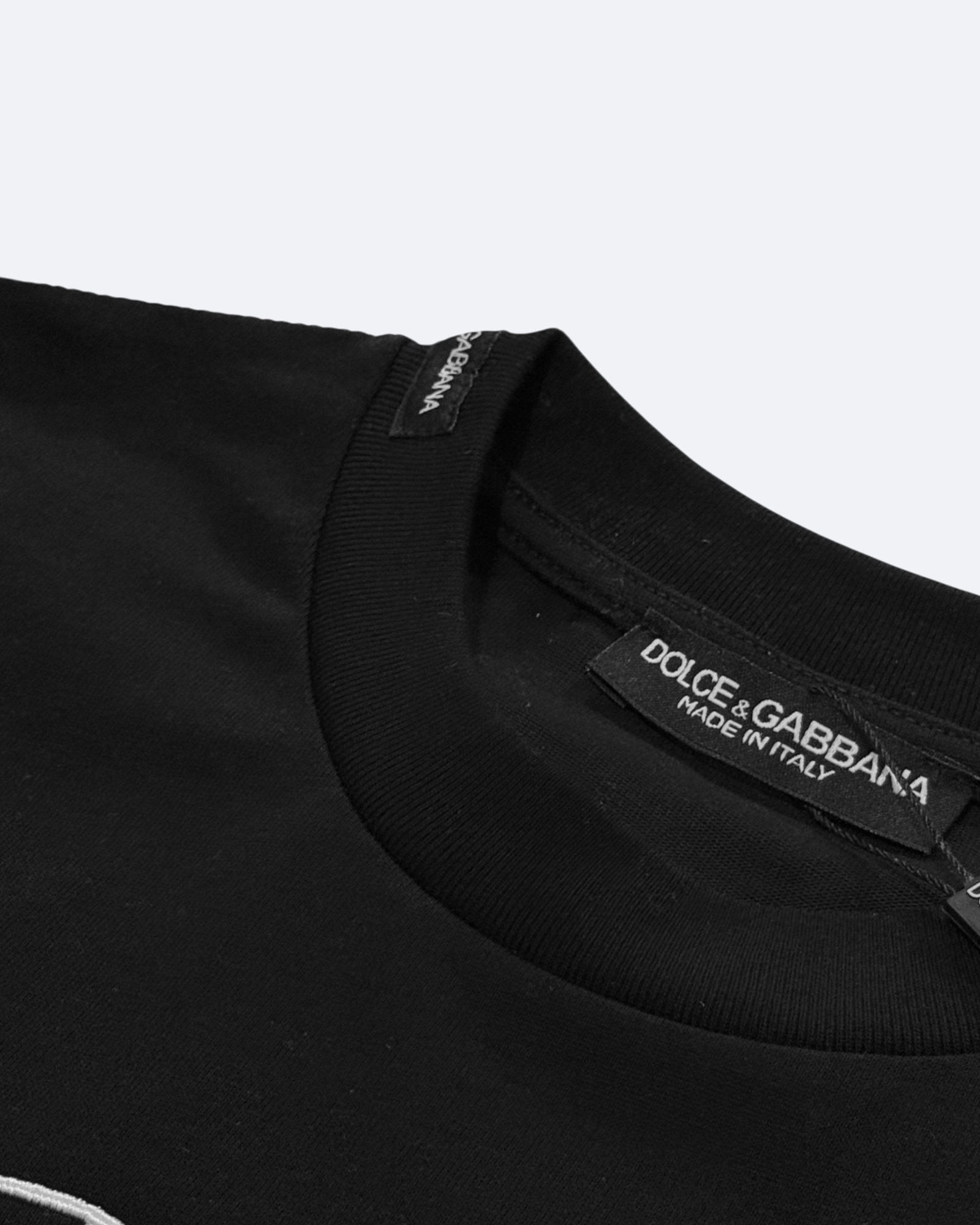 Dolce & Gabbana - Signature Embroidery T-Shirt - Black