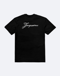 Jacquemus - Script Embroidery T-Shirt - Black