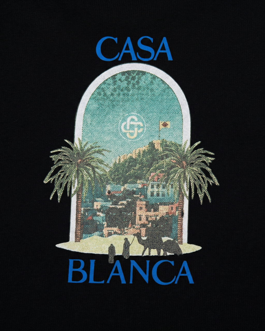 Casablanca - Morocco Graphic T-Shirt - Black