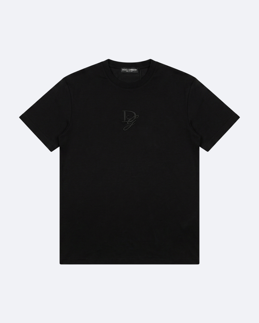Dolce & Gabbana - Monogram Embroidery T-Shirt - Black