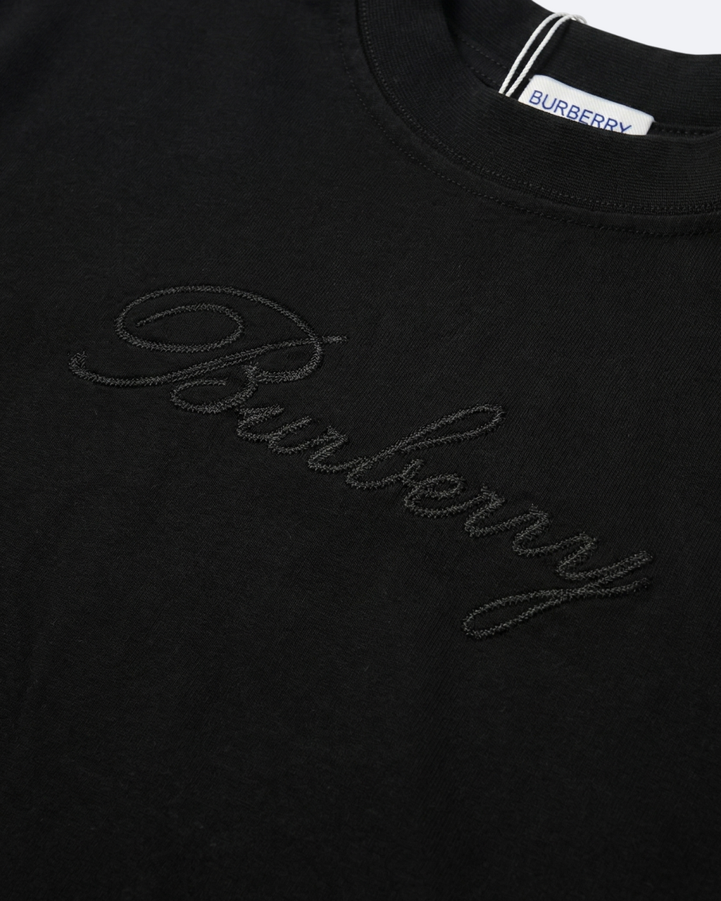 Burberry - Cursive Logotype T-Shirt - Black