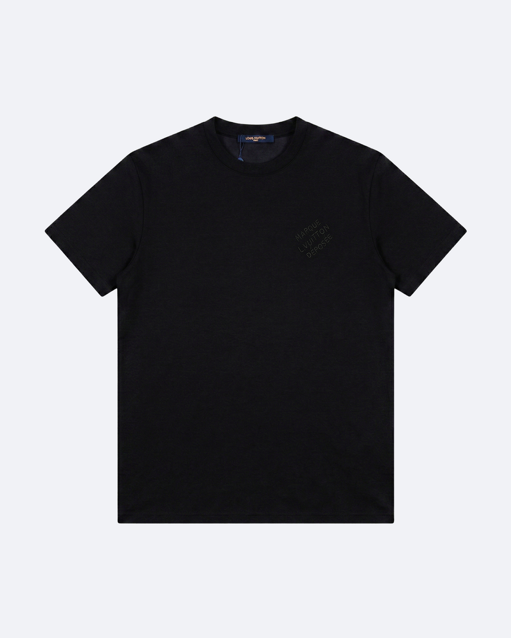 LVTN - Marque Logo Embroidery T-Shirt - Black