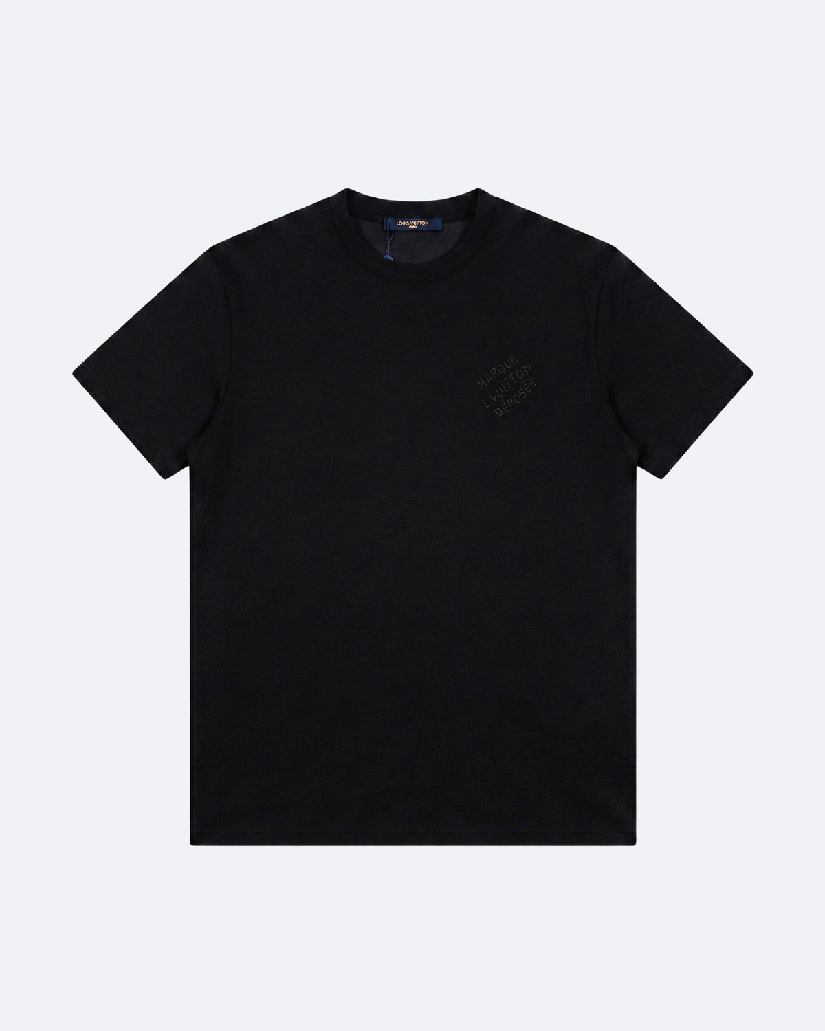LVTN - Marque Logo Embroidery T-Shirt - Black