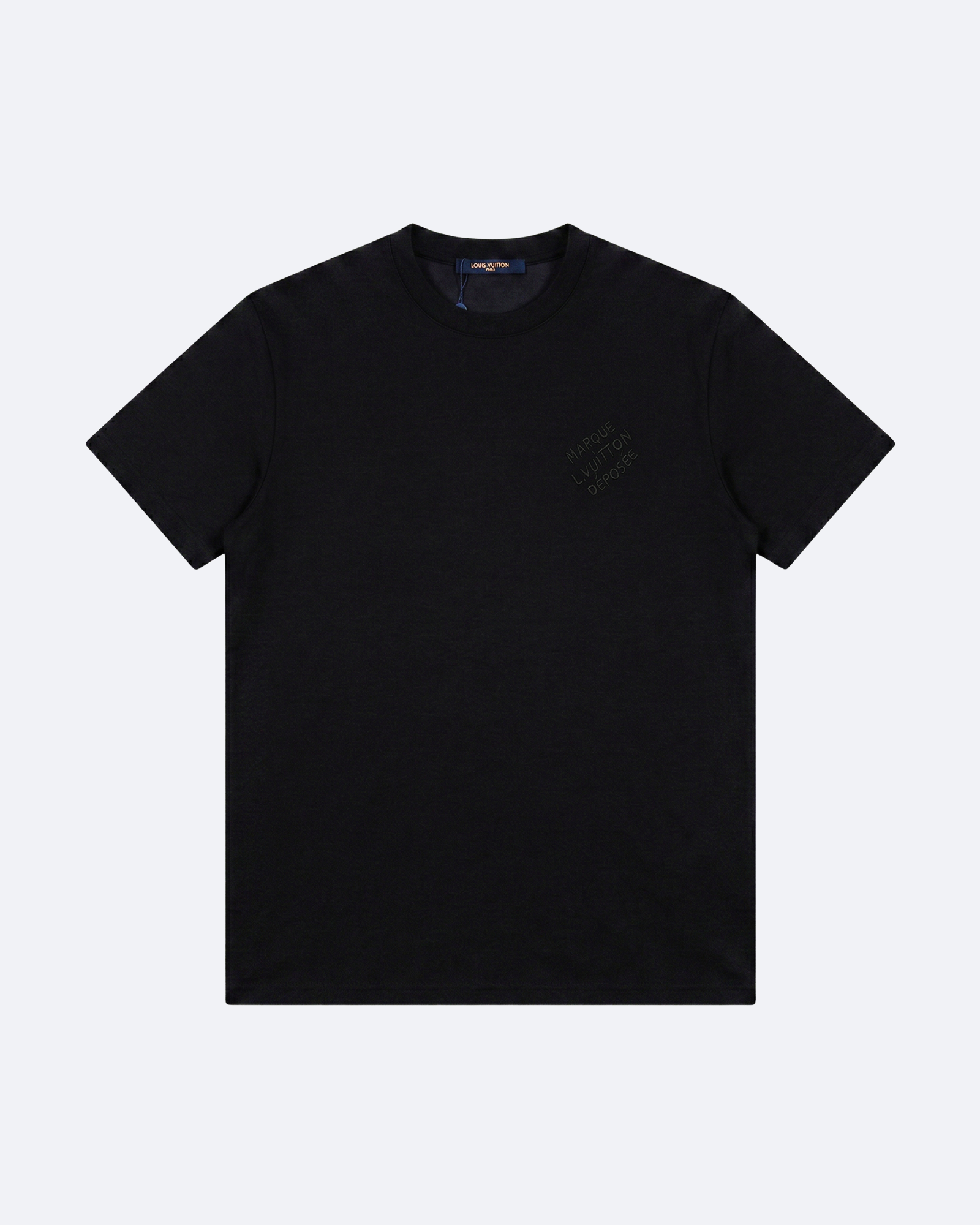 LVTN - Marque Logo Embroidery T-Shirt - Black
