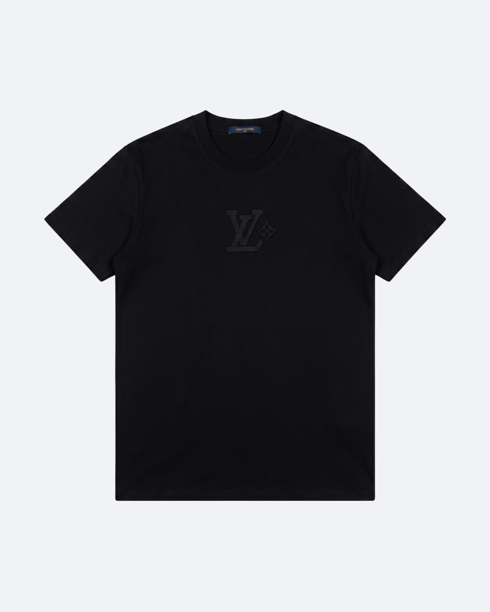 LVTN - Embroidery Cursive Logotype T-Shirt - Black
