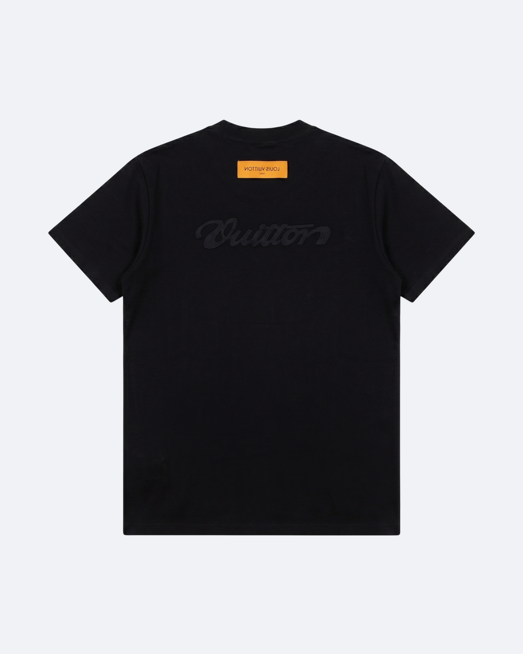 LVTN - Embroidery Cursive Logotype T-Shirt - Black