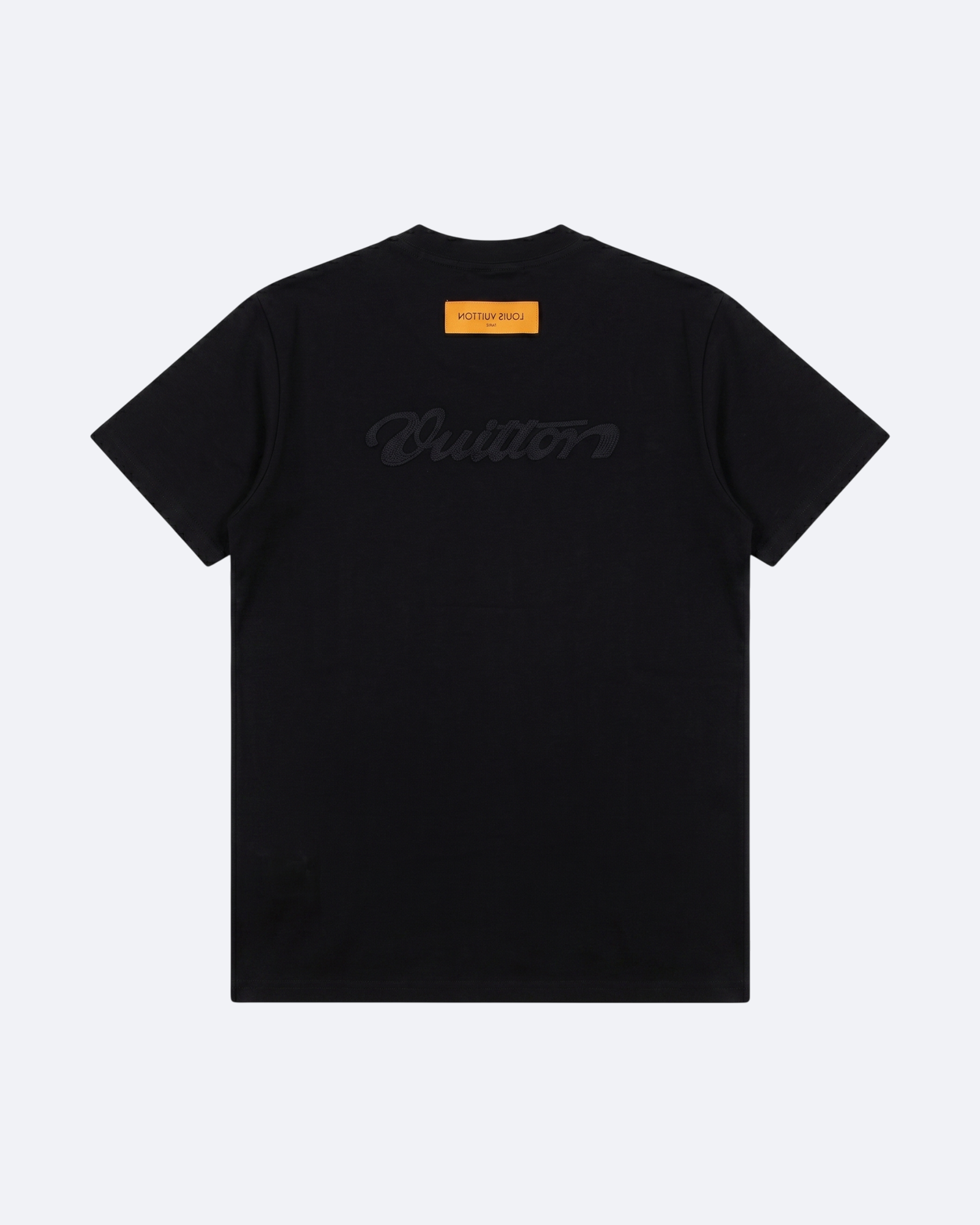 LVTN - Embroidery Cursive Logotype T-Shirt - Black