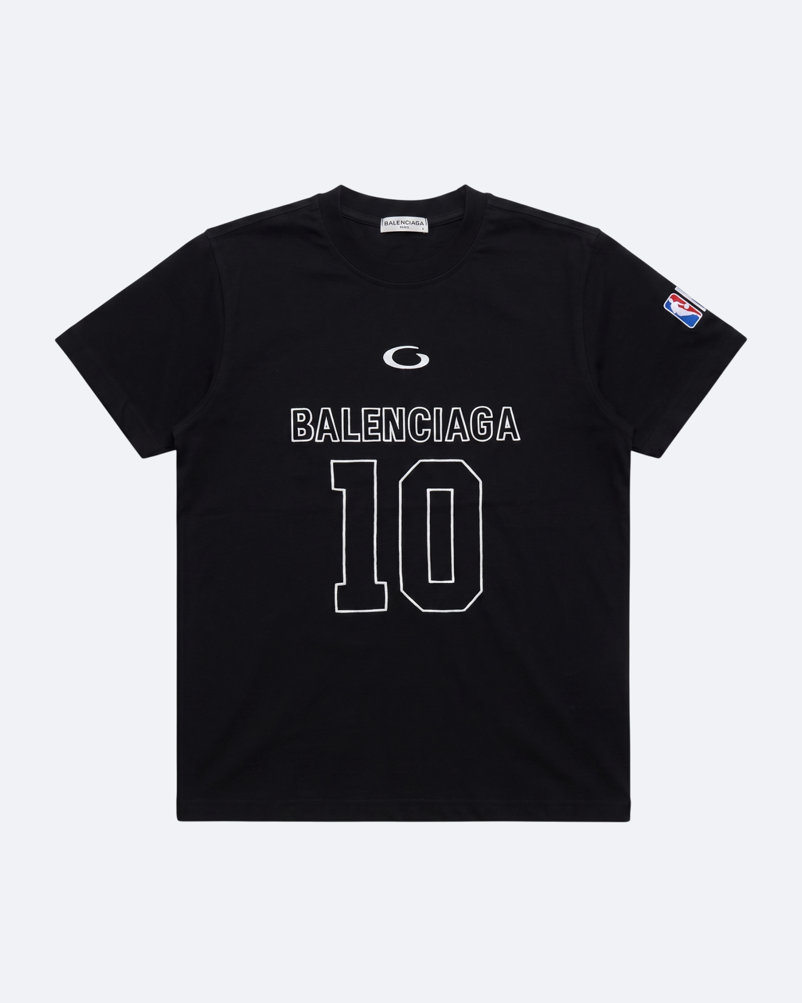 Balenciaga x NBA - Logo Embroidery T-Shirt - Black