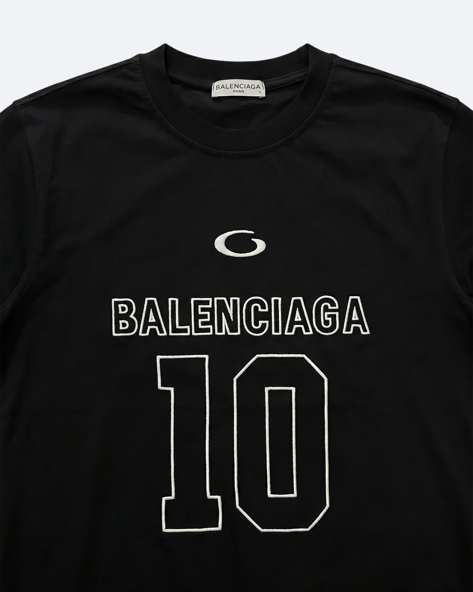 Balenciaga x NBA - Logo Embroidery T-Shirt - Black