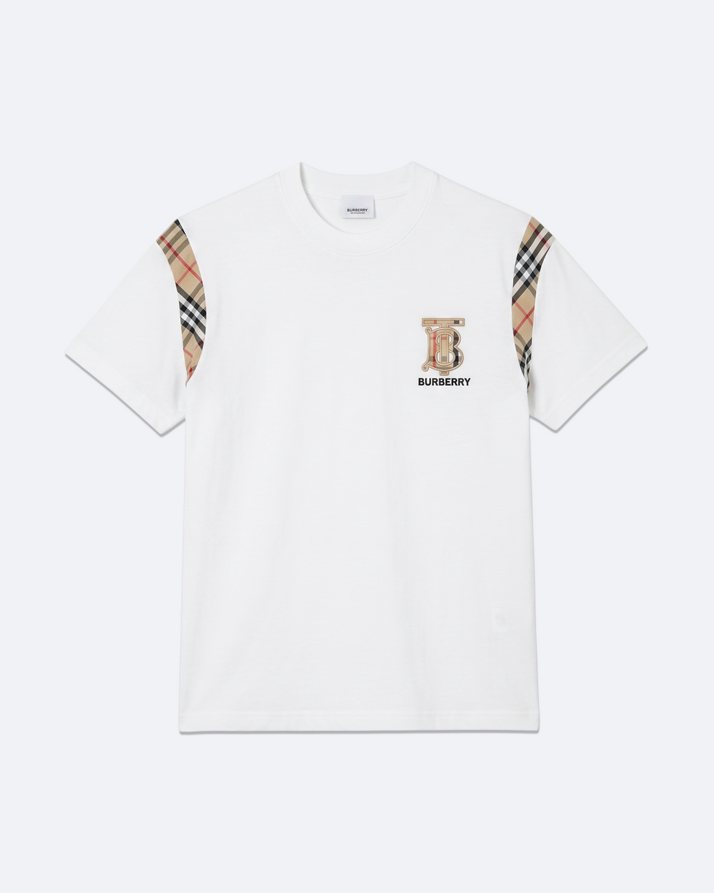 Burberry - Monogram Check T-Shirt - White