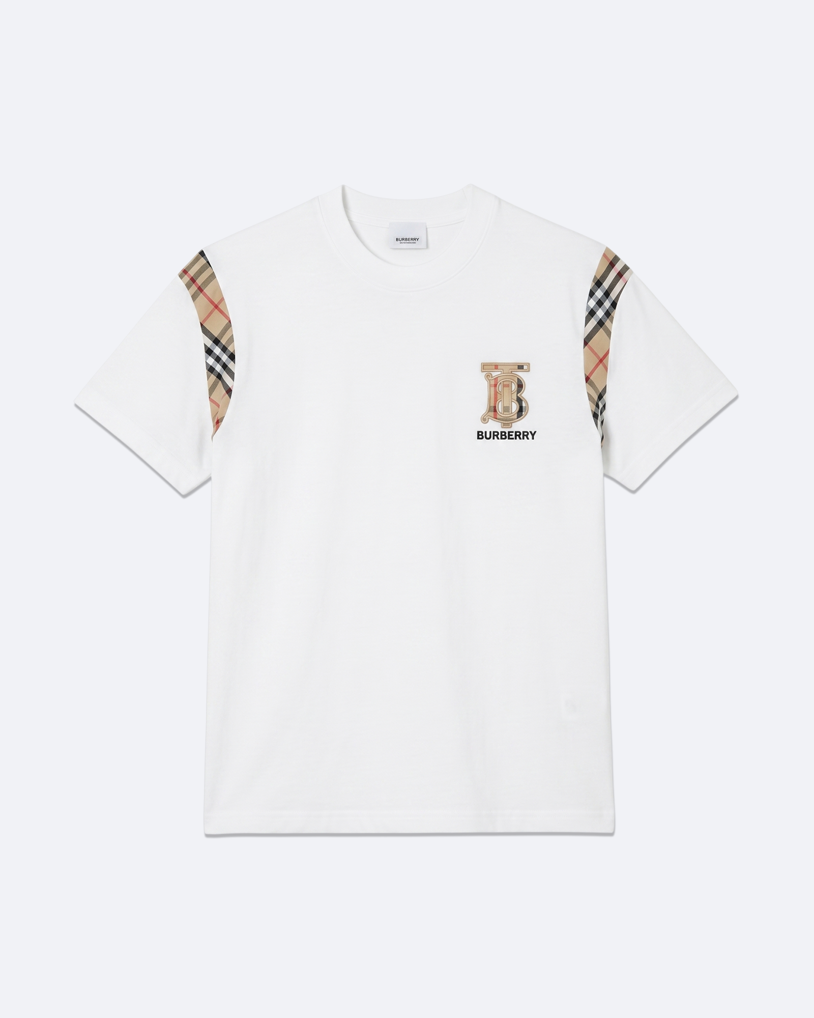 Burberry - Monogram Check T-Shirt - White