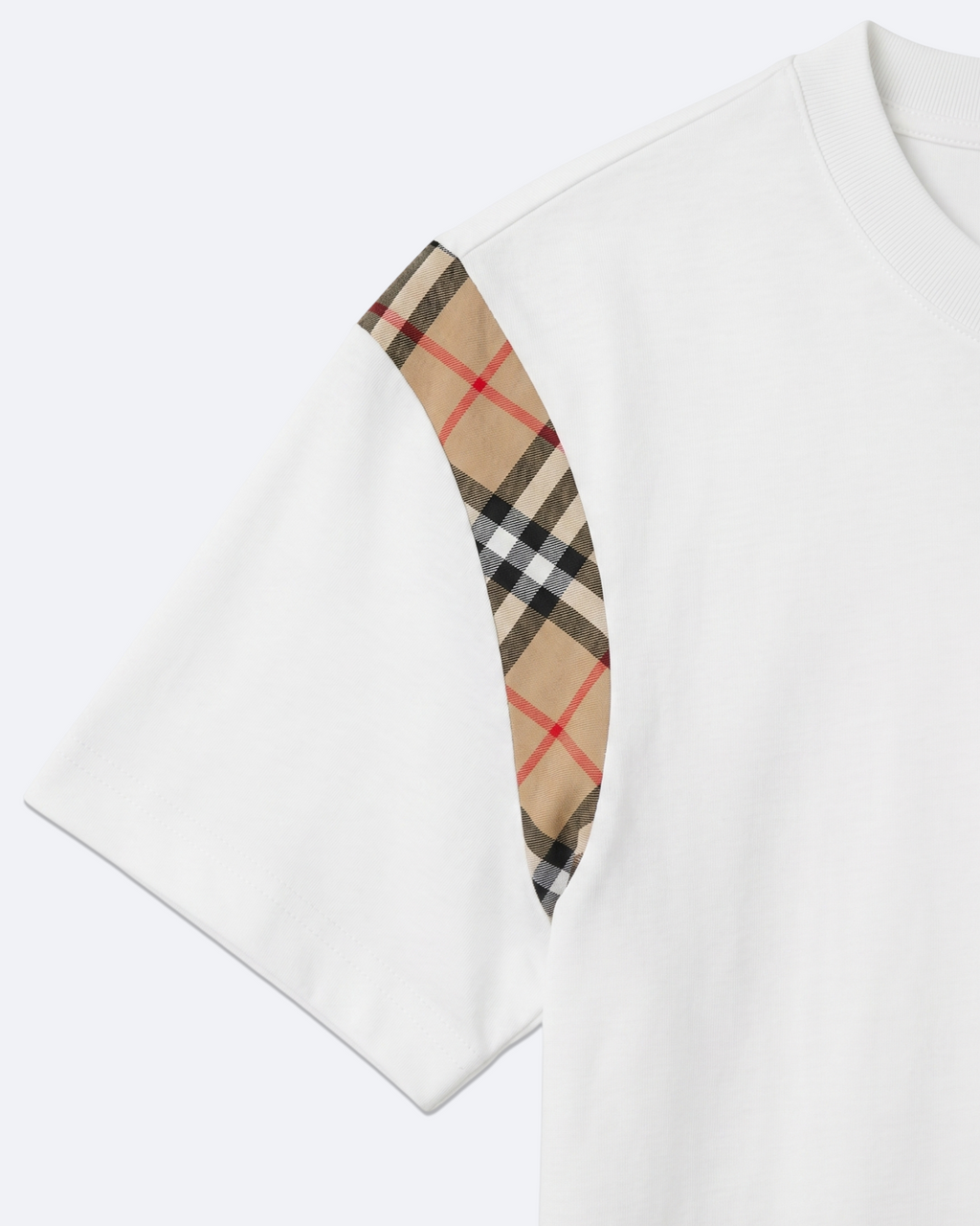 Burberry - Monogram Check T-Shirt - White