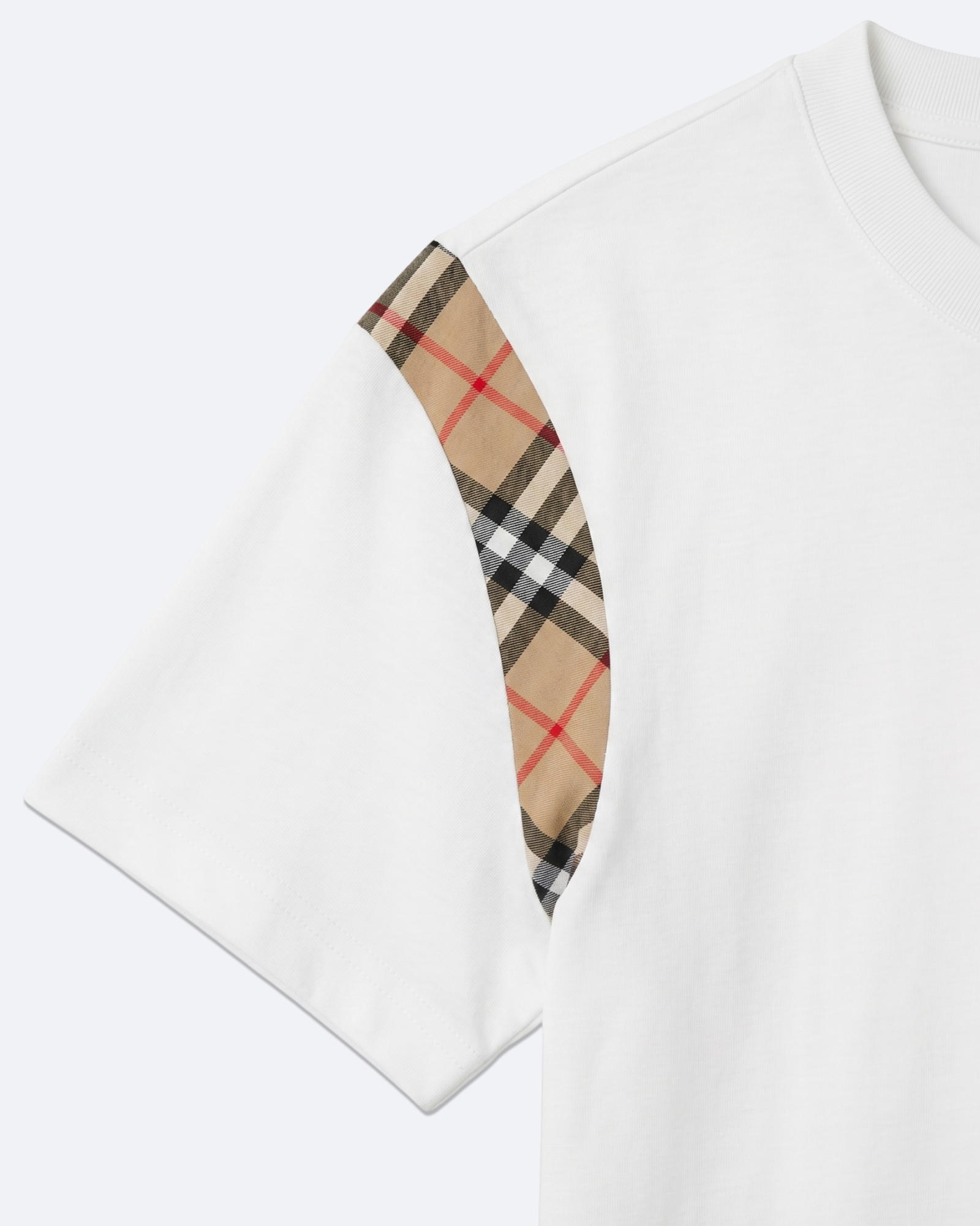 Burberry - Monogram Check T-Shirt - White