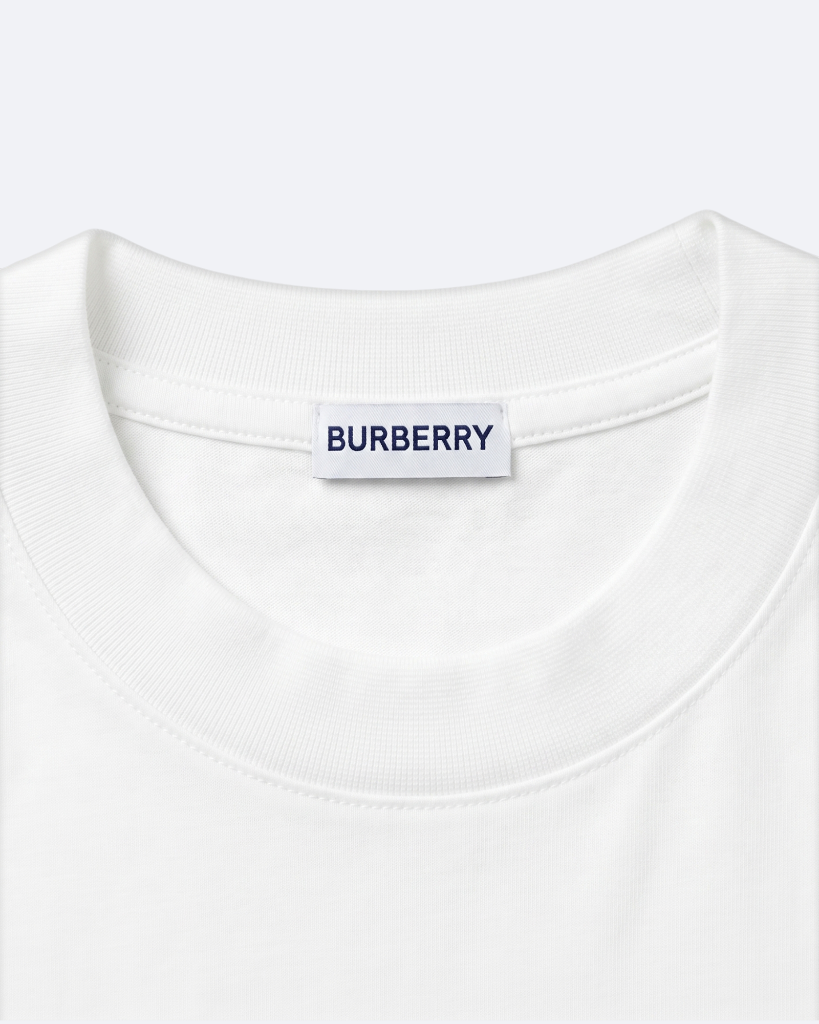 Burberry - Monogram Check T-Shirt - White