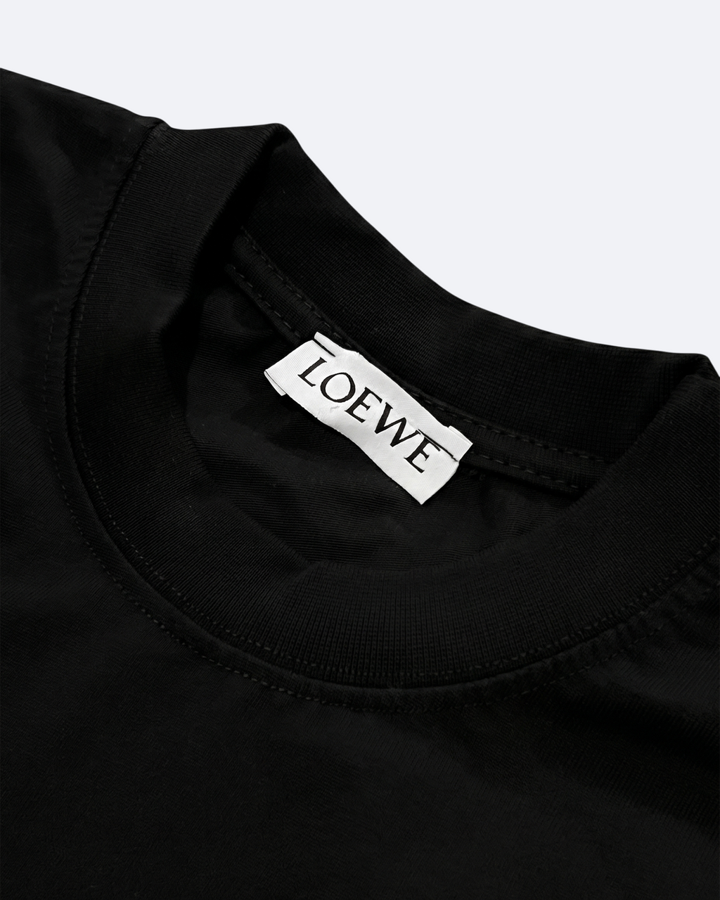 Loewe - Logo Embroidery T-Shirt - Black