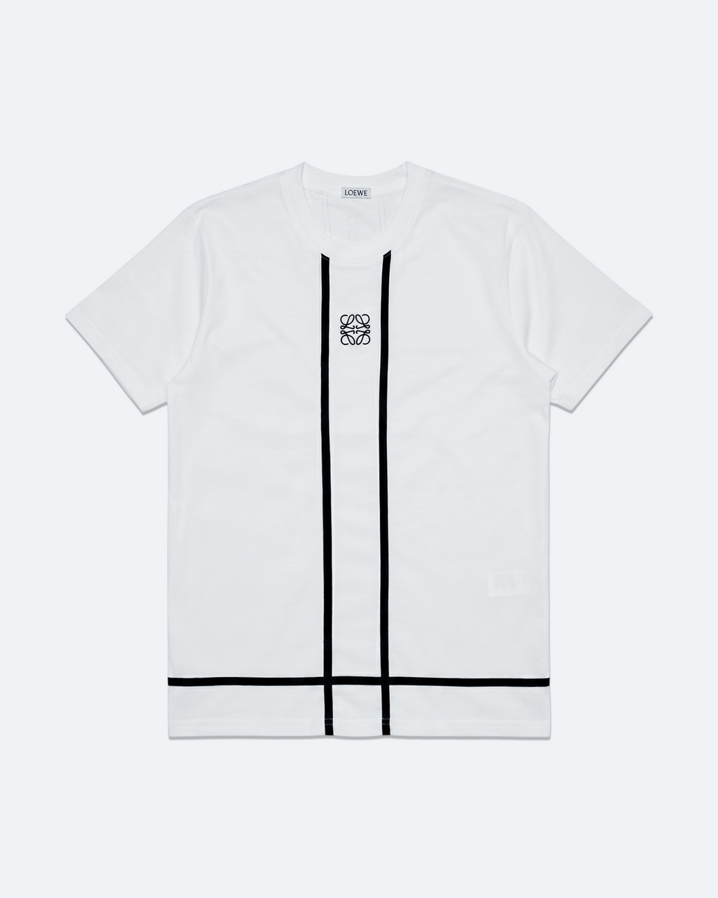 Loewe x On - Stripe Logo T-Shirt - White