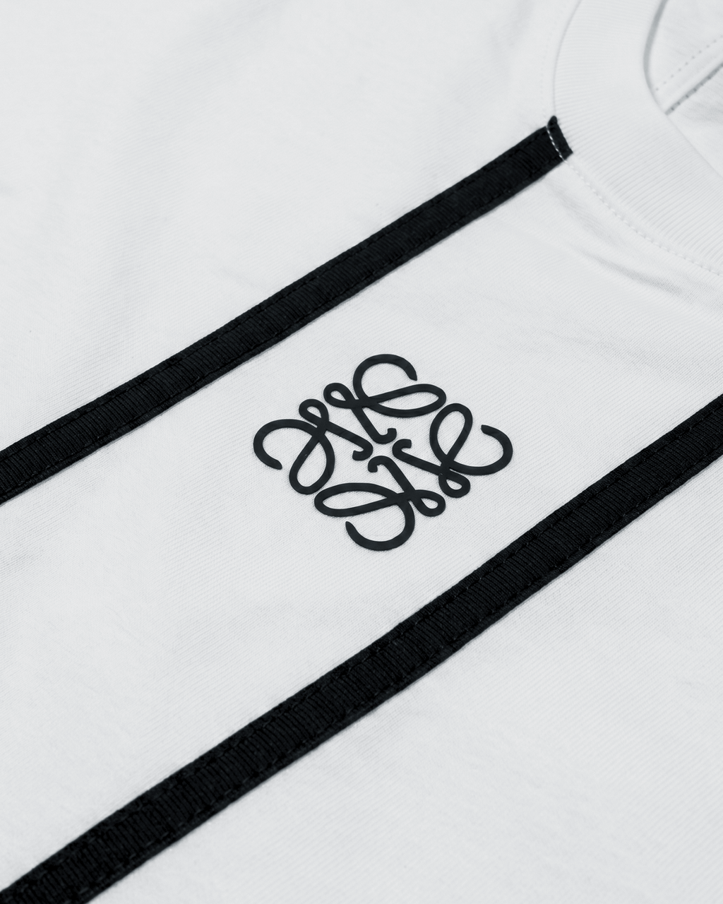 Loewe x On - Stripe Logo T-Shirt - White