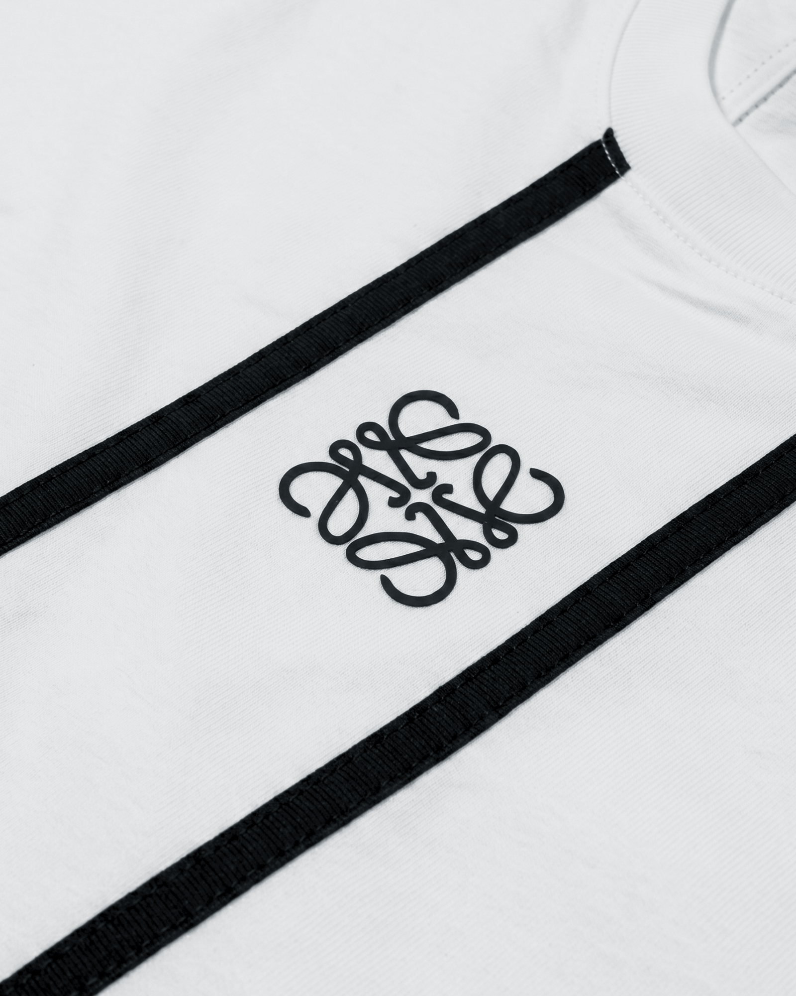 Loewe x On - Stripe Logo T-Shirt - White