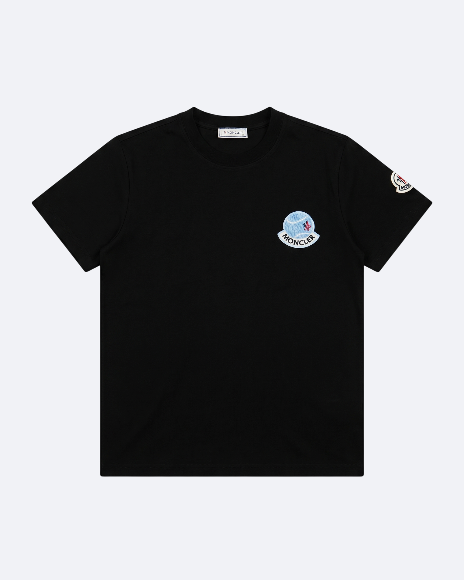 Moncler - Tennis Logo T-Shirt - Black