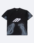 Balenciaga - 3B Logo T-Shirt - Black and Dark Gray
