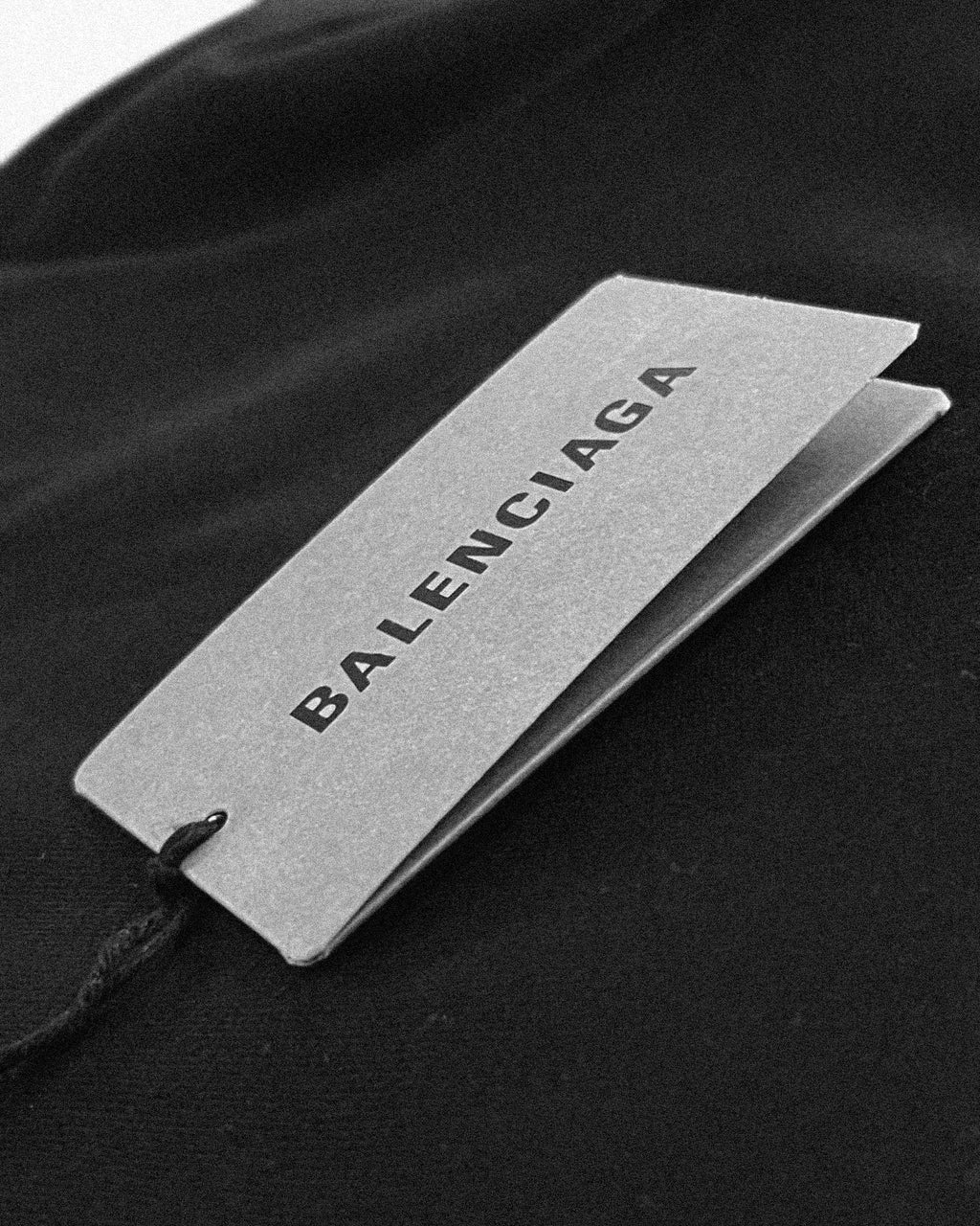Balenciaga - 3B Logo T-Shirt - Black and Dark Gray