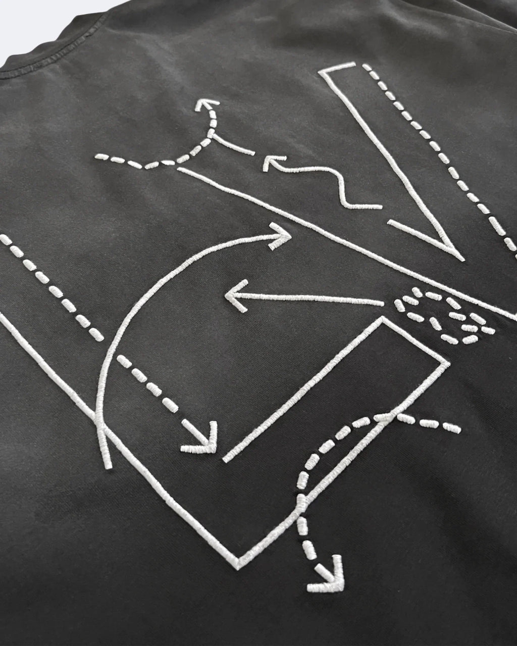 Louis Vuitton - Blueprint Logo T-Shirt - Black