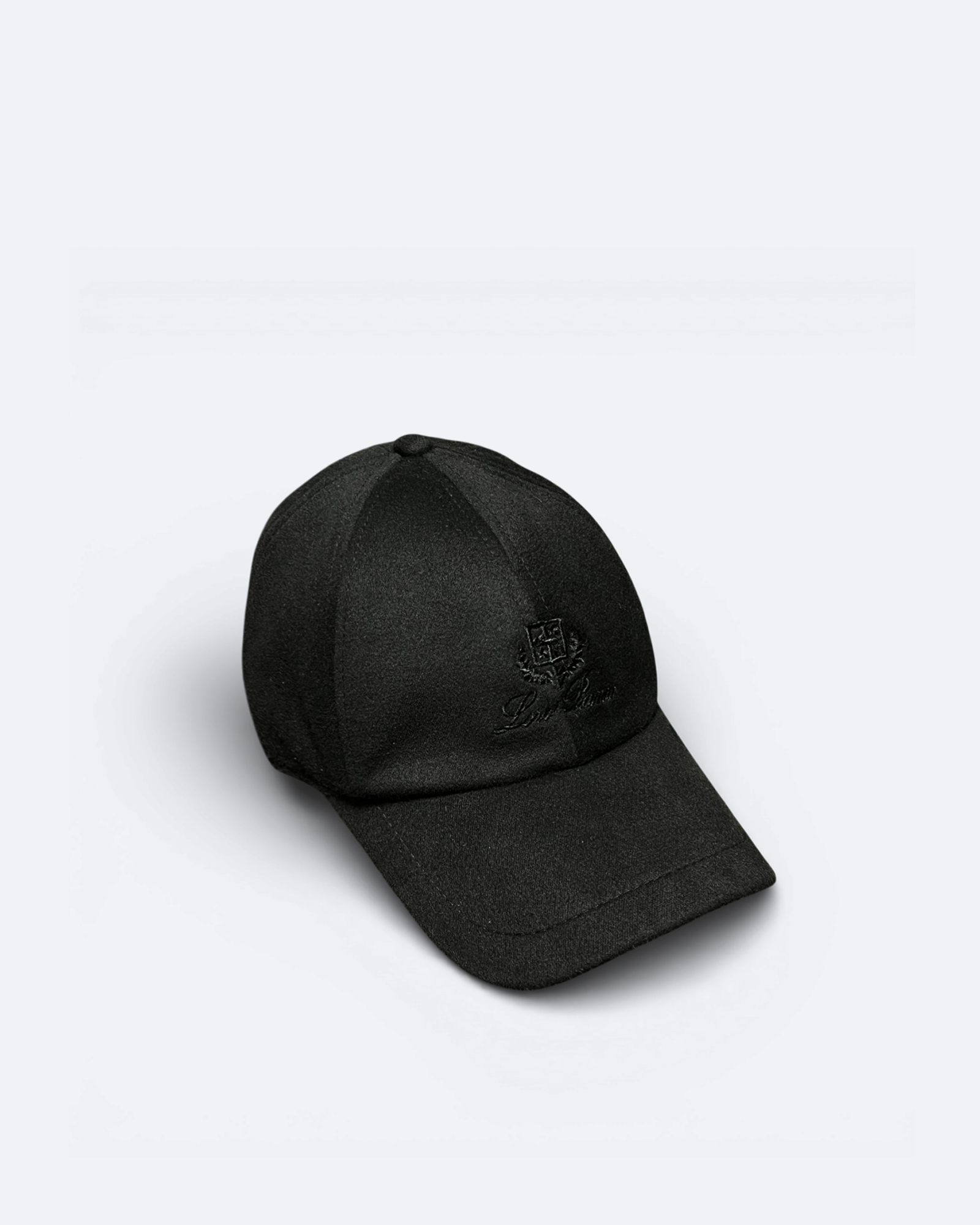 Loro Piana - Cashmere Logo Cap - Black