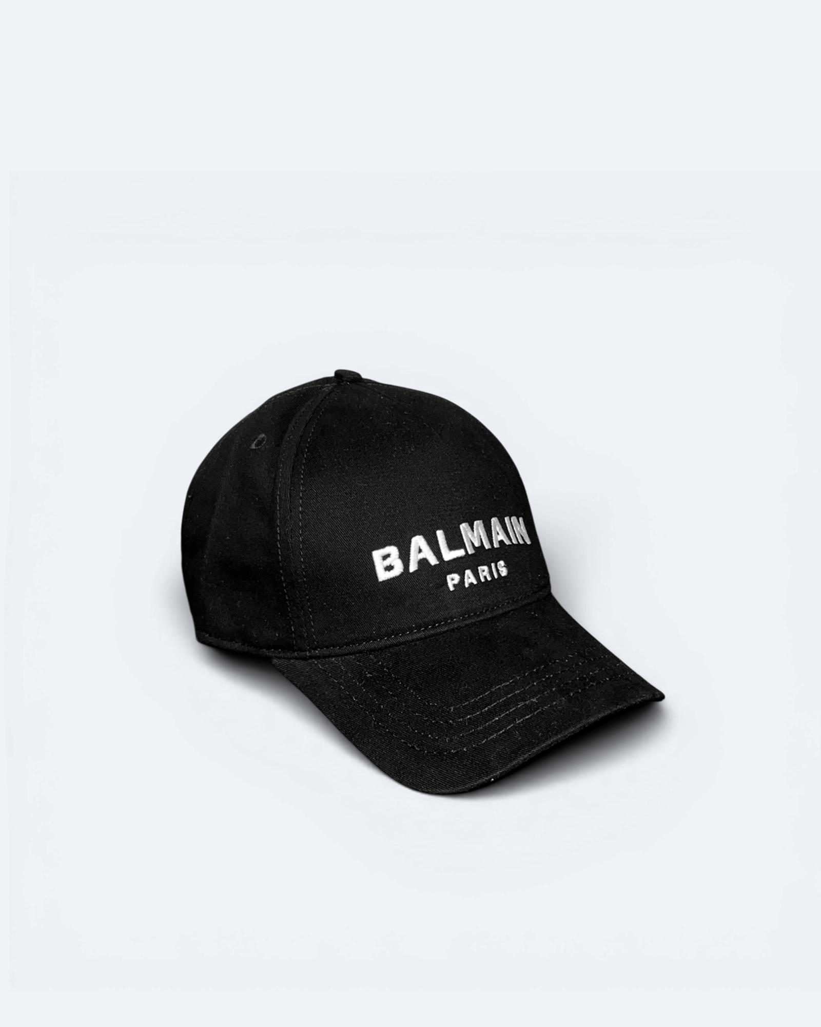 Balmain - Logo Embroidery Cap - Black