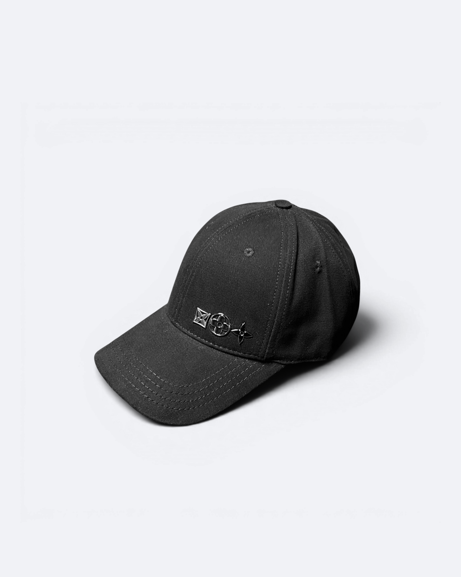LVTN - Silver Symbols Cap - Black