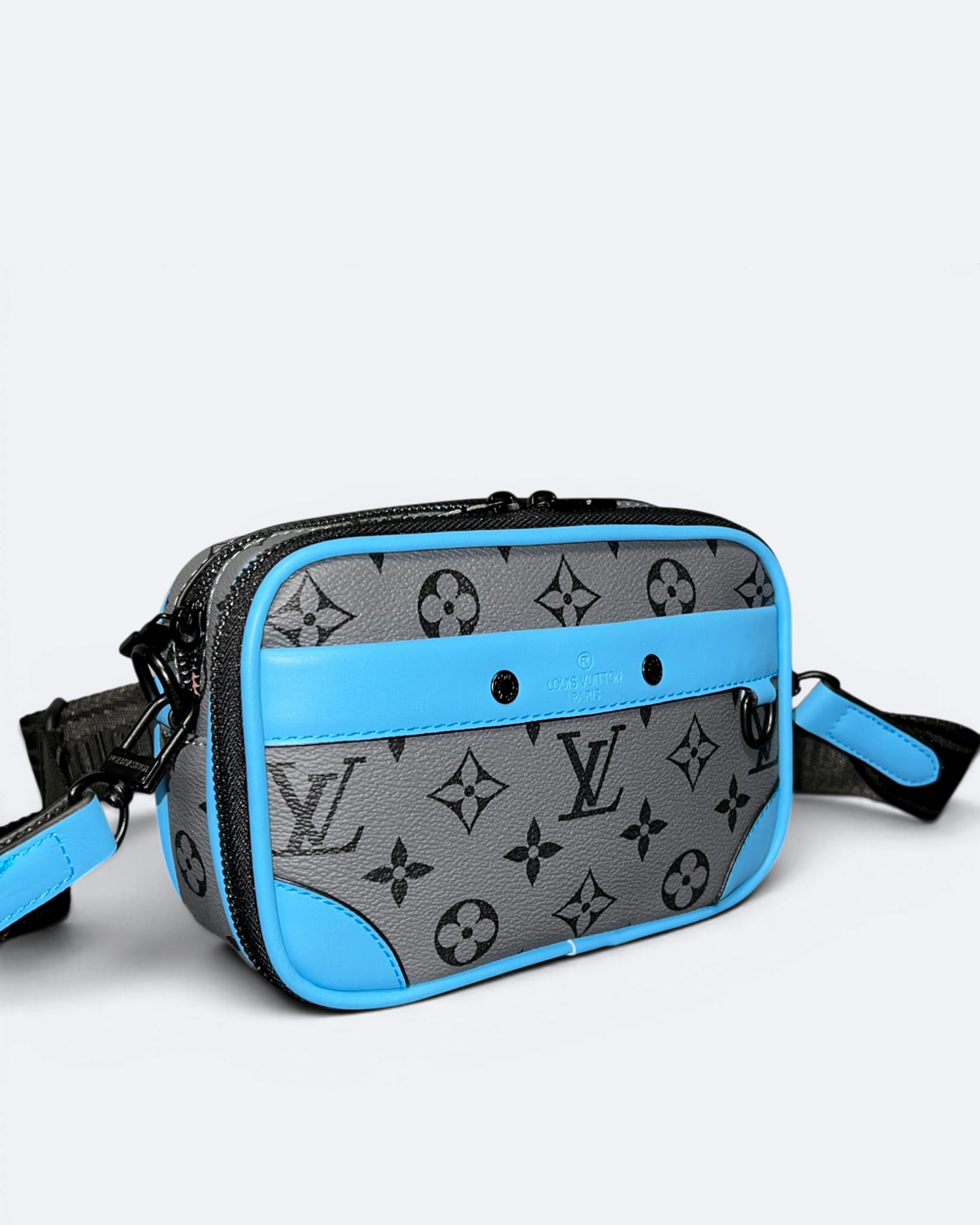 LVTN - Alpha Crossbody Bag - Gray/Blue