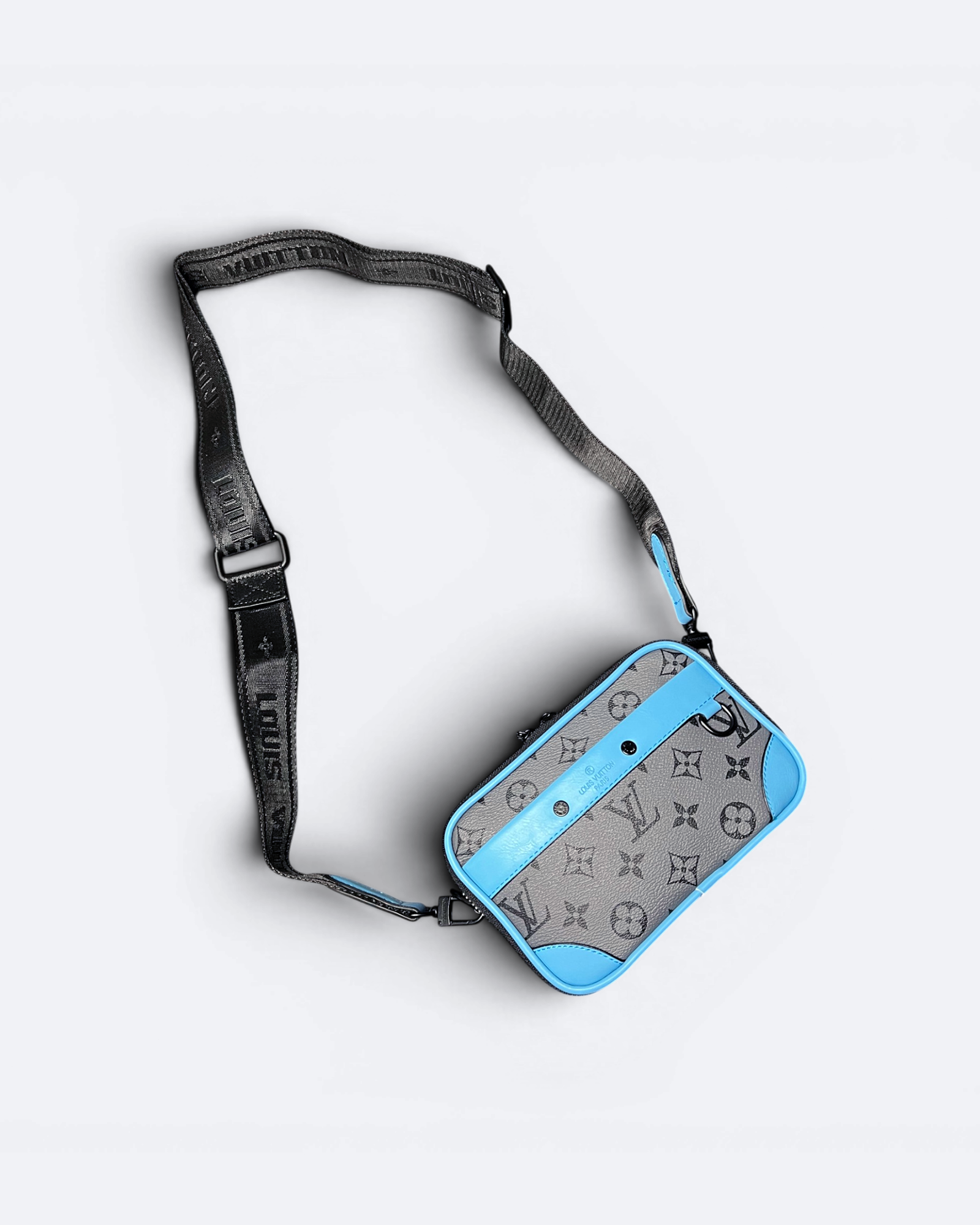 LVTN - Alpha Crossbody Bag - Gray/Blue
