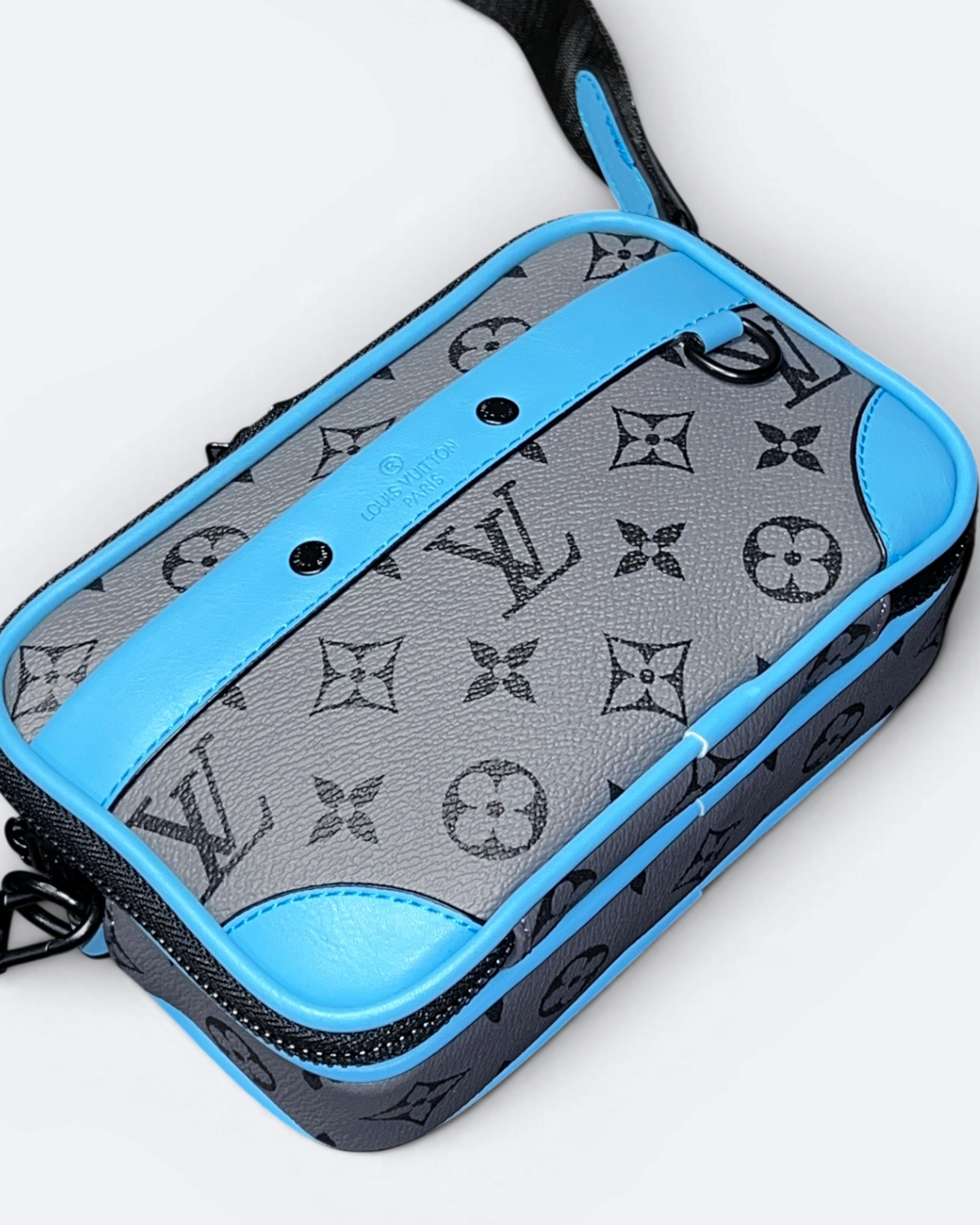 LVTN - Alpha Crossbody Bag - Gray/Blue