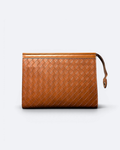 Bottega Veneta - Weave Clutch - Brown