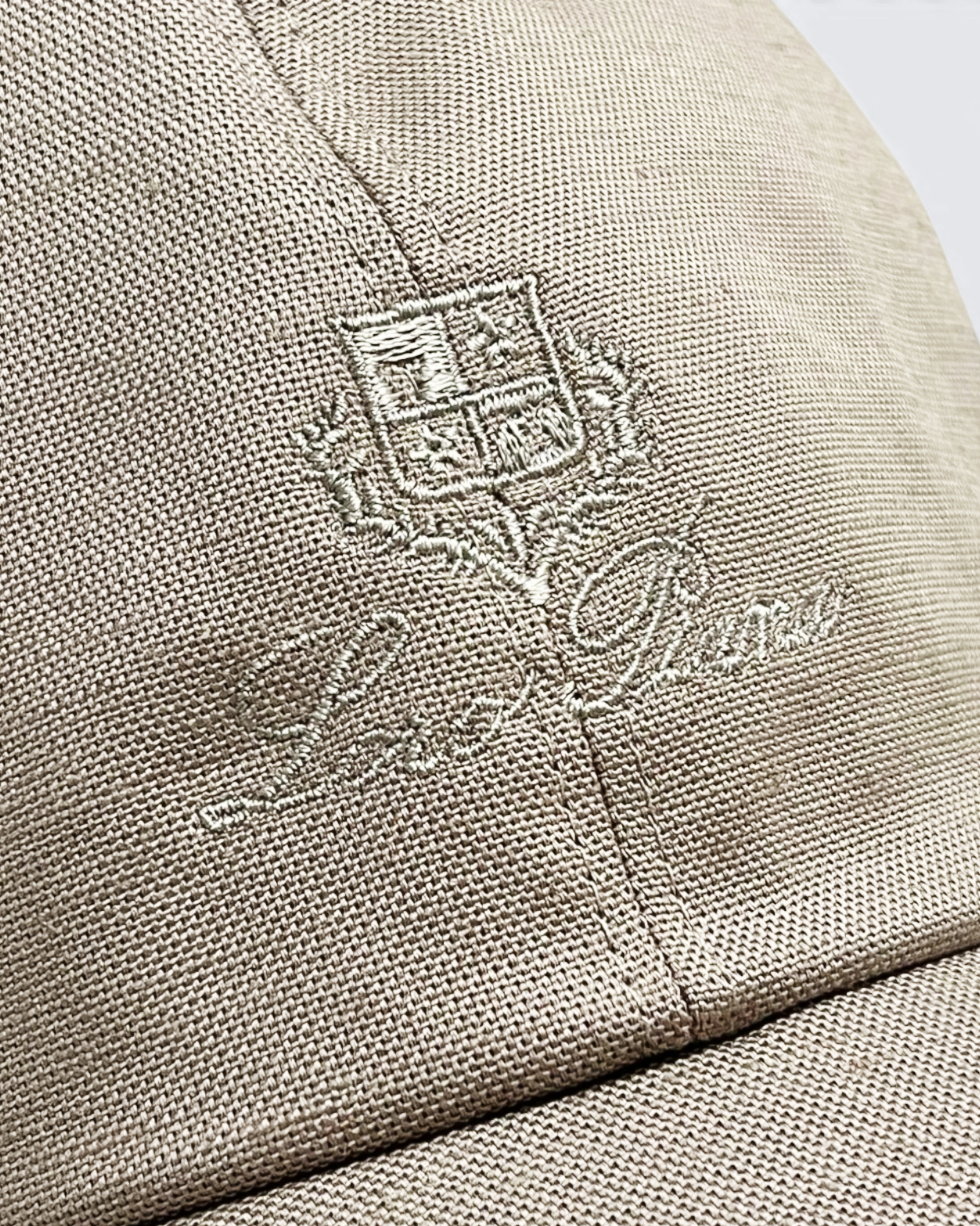 Loro Piana - Logo Embroidery Cap - Light Beige
