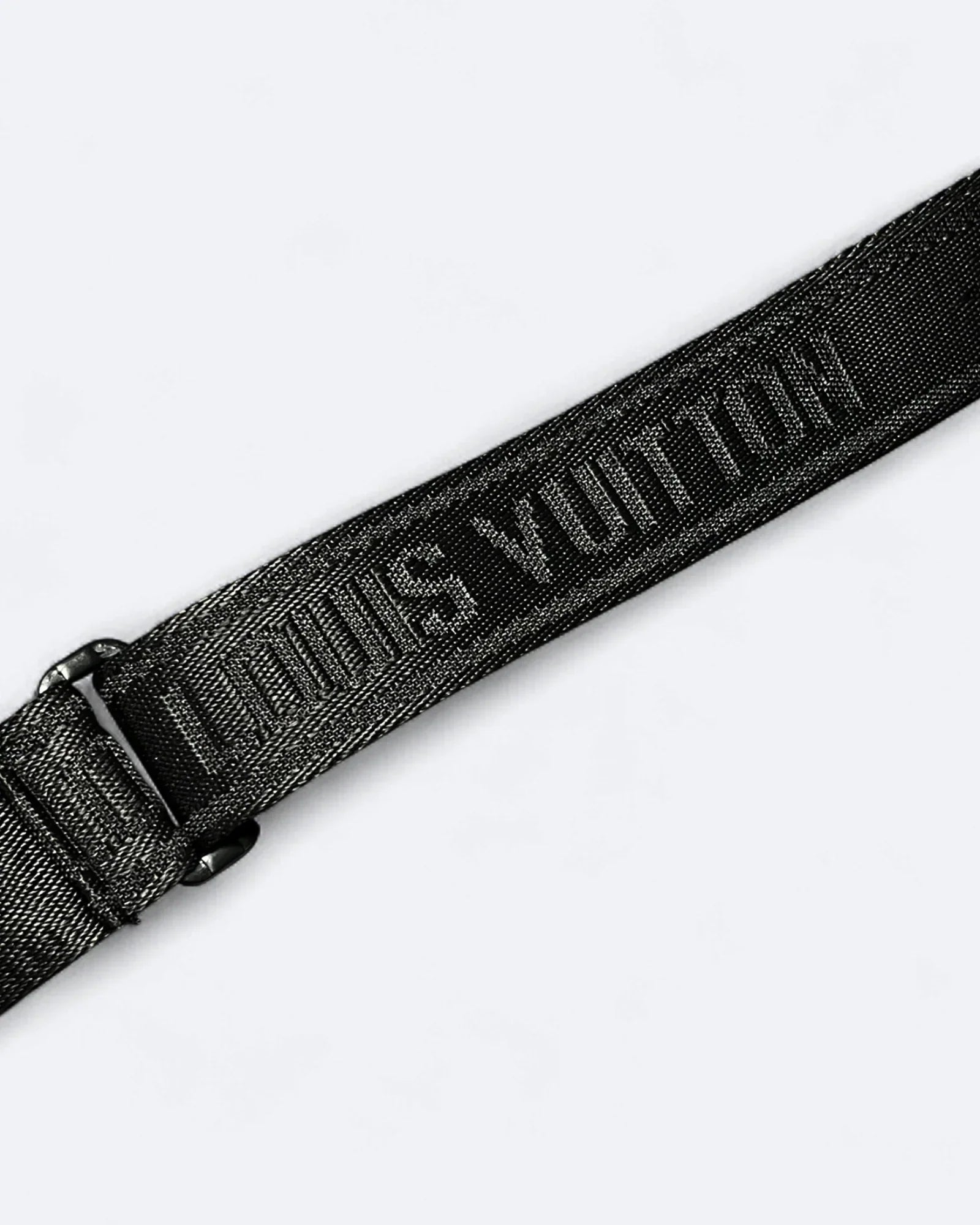LVTN - Leather Mini Messenger Bag - Black